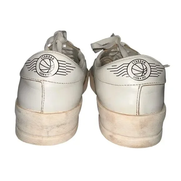 Golden Goose Stardan Women's Total White Leather Sneakers Size 39 / 9